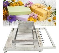 Handmade Soap Cutter - 304 Stainless Steel Cutting Machine with Adjustable Knob, 300x180mm Cutting Table, 0.4mm Wire Thickness for DIY Soap, Cheese, Butter, Cake, Bread