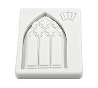 Handmade Soap Making Supplies Silicone Fondant Mold Crown Window Shape Cake Decorating Family Mold Flexible Soap Mold