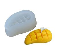 Handmade Soap Making Supplies Silicone Fondant Molds Exquisite Mango-Shape Cake Decorating Flexible Lamb Cake for Baking