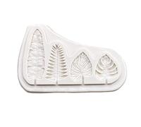 Handmade Soap Making Supplies Silicone Fondant Molds for Palm Leaf Shape Cake Decorating Tools Easy Saf Cake for Baking