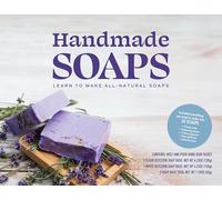 Handmade Soaps Kit: Learn to Make All-Natural Soaps - Make Over 20 Soaps - Includes 12 Soap molds, 2 measuring spoons, 5 Colors of glycerin, Paper gift boxes, Instruction book