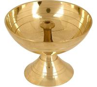 Handmade Solid Brass Indian Oil Lamp Pyali Diya for Puja & Other Religious Rituals | Home Décor, Office & Temples | Festive Gifts