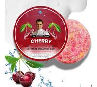 HandMade Solid Shampoo - Natural Shampoo Bars For Dry Hair, Hair Nourishment, Prevents Split Ends With Plant Based Hydrating SLS Free Shampoo (Cherry)