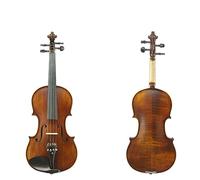 Handmade Solid Wood Pattern Back Violin For Beginners And Adults To Take Exams To Play The Violin Instrument (Color : 1/2)
