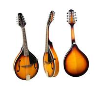 Handmade Solid Wood Veneer Full Set Of Eight String Mandolin Instrument Mandolin Instrument(8)