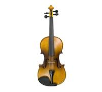 Handmade Solidwood 4/4 Violin Beautiful Sound Full Size Acoustic Violin With Brazilwood Bow Carry Bag
