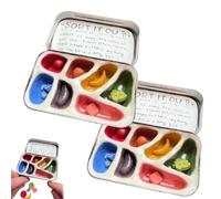 Handmade Sorting Jars - Relieve Anxiety,2025 Upgrade Sensory Sorting Box, Lightweight Compact Sensory Sorting Jar, Portable Calm Down Jar, Adult Fidget Gift for People Who Struggle to Focus (2Pcs)