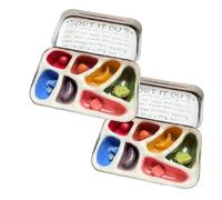 Handmade Sorting Jars - Relieve Anxiety, Cute Iron Classification Box, Sensory Sorting Box, Sensory Pressure Relief Manual Sorting Tank, Adult Fidget Gift, For People Who Struggle To Focus (2pcs)