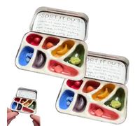 Handmade Sorting Jars - Relieve Anxiety,Portable Calm Down Jar, Lightweight Compact Sensory Sorting Jar, Adult Fidget Gift for People Who Struggle to Focus.(2pcs)