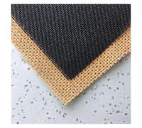 Handmade Speaker Cloth DIY Personalized Hand-Woven Acoustic Fabric Sound Transparent for Stereo Grille Cover Replacement(L0.5m W1.5m,Black)