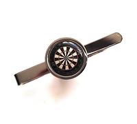 Handmade Sports Inspired - Darts Themed - Silver Plated Tie Pin Slide - Gift Boxed
