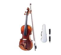 Handmade Spruce Wood Violin 4/4 Set W/Hardshell Fiber Glass Violin Case Brazilwood Bow