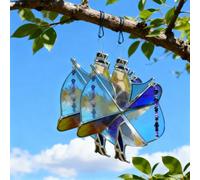 Handmade Stained Glass Spinner, Sunlight Color Catcher - Acrylic Creative Dynamic Window Decorations, Suitable for Home Decoration and Creating Atmosphere for Holidays (2)