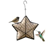 Handmade Star Bird Nesting Box, 5.9 Inch Bird Nesting Material Holder For Indoor Outdoor Garden, Gift For Birds Lover