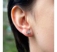 Handmade Stories Lama stud earrings Peruvian silver 950