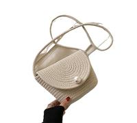 Handmade Straw Envelope Shoulder Bag - Summer's Fashion for Women, Ideal for Shopping and Travel, Featuring Pearl Decorations as a Gift