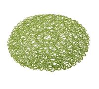 Handmade Straw Woven Mat DIY Photo Props for Garden Home Decor Light Green