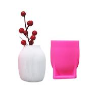 Handmade Striped Vase Silicone Molds Creative Vase Designs Molds Suitable for Unique Floral Arrangements and Displays Resin Mold