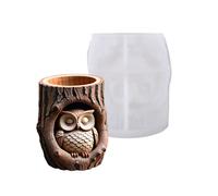 Handmade Stump Silicone Mould Ornament Container Moulds Silicone Texture Suitable for Resin Casting Jewellery and Creative Flower Container Mould for the Garden