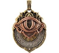 Handmade Tarot Card Vision Pendant, Unisex, All-Vision Necklace, Rotating Tarot Card Pendant, Mystic Divination Jewelry, Smooth Rotating Tarot Card Card Symbol