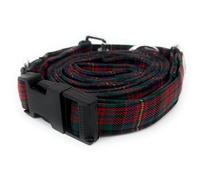 Handmade Tartan Dog Collar And Lead Set (Cameron Of Erracht, M)