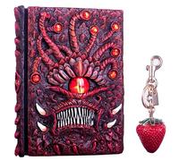 Handmade The Eye Devil of Tentacle Embossed Journal,Resin Engraving Notebook,Lined Paper,Hardcover Travel Diary for Writing,Sketchbook,Collection,Creative gifts,Decoration Diary for Man Woman A5 Size