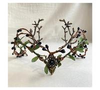 Handmade Tiara Elven Headpiece Fairy Crown Elvish Tiara with Branches(ELF009 Black)
