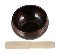 Handmade Tibetan Singing Bowl Copper Meditation Yoga Bowl with Stick Set