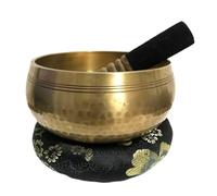 Handmade Tibetan Singing Bowls 7 size Buddha Yoga Meditation Bowls with Mallet/Cushion (Size : 15cm)