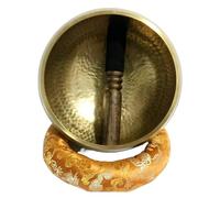 Handmade Tibetan Singing Bowls 7 size Buddha Yoga Meditation Bowls with Mallet/Cushion (Size : 17cm)