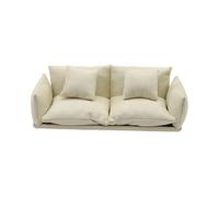 Handmade Tiny Couch Dollhouses Single Sofa Set Wooden Loveseat Seater For Realistic Bedroom Scenes Sofa For Architectural Models