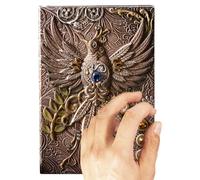 Handmade Travel Journal - The Books | Classic, Handmade Leatheer Antique Leatheer Journal, For Men WomenEmbossed Leather Diary For Men Women