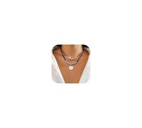 Handmade Turquoise Western Jewelry Cowgirl Accessories Dainty Gold Charm Necklace Country Concert Outfit Cowgirl Accessories for Women, Zinc, No Gemstone