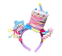Handmade Twist Birthday Headbands Adjustable Headwear Festive Baby Headpiece For Women's Hair Styling