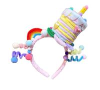 Handmade Twist Birthday Headbands Adjustable Headwear Festive Baby Headpiece For Women's Hair Styling