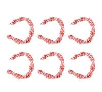 Handmade Twist Rope Curtain Tiebacks Tieback Holder For Home And Office Drapery - 6Piece Set Fasteners Handmade Curtain Tiebacks
