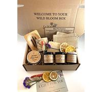 Handmade Vegan Skincare Set, Luxury Shower & Body Hamper, Spa Box, Sustainable Birthday Gift, Cruelty Free, Pamper, Present for Her, Self Care, Gift Mum, Friend, Nan, Eco Friendly Caramel