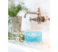 Handmade Vegan Soap Bar with Peppermint & Spearmint - Refreshing Cooling Natural Cleanse, Cold Process, Gentle on Skin, Eco-Friendly, Zero Waste, 100g