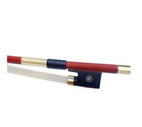 Handmade Violin Bows 4/4 3/4 1/2 1/4 1/8 1/10 Natural White Horsetail Gold Violin Bow(3/4)