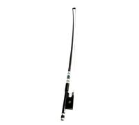 Handmade Violin Bows Carbon Fiber Bow Rod Professional Performance Violin Not Easy To Break(3 4-Black)