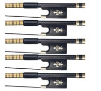 Handmade Violin Bows Five piece Pack Of Carbon Fiber Mesh Violin Bows Responsive And With A Beautiful Tone(8)