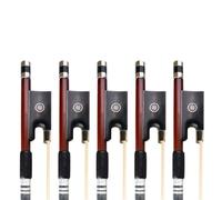 Handmade Violin Bows Violin Bow Quick Response Silver And Black Thread Wrapped Around The Handle Sheepskin