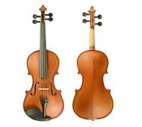 Handmade Violin Student Violin Solidwood 4/4 3/4 1/2 1/4 1/8 Fiddle W/Brazilwood Bow Free Case SET (Color : 4-4)