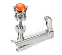 Handmade Violin Tuner, High-precision Violin Adjustment, Creative Design, Inlaid Opal Stone, 1PC String Adjuster, Orange Opal (4/4-3/4))