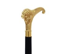 Handmade Walking Stick LION'' Walking Cane Stick Designer Brass Handle 36