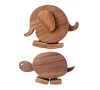 Handmade Walking Wooden Animals - Educational Smooth Wooden Walker Sculpture,Mechanical Incline Walk Sculpture - for Girls Boys Bedroom Living Room Nursery Home Study School