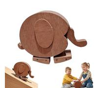 Handmade Walking Wooden Animals,Mechanical Ramp Walker Toys,Wooden Walkings Pull Rabbit Toy,Pull Along Walking Toys,Animals Balance Sculpture Ornaments for Desk Decor,Educational Fun Science Gift