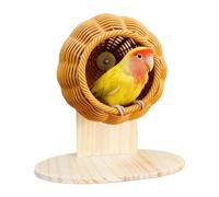 Handmade Washable Bird Nest Artificial Rattan Decor | Bird Cage Accessories for Small Parrots, Canaries, Living Room, Outdoor, Aviary, Garden, Pet Litter