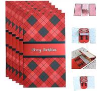 Handmade waterfall Christmas card Creative mechanism three-dimensional holiday card Ingenious production One-pull open Christmas gifts birthday greeting card Send relatives and friends gifts