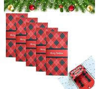 Handmade Waterfall Christmas Gifts Card Booklet, Christma Gift Cards Books Holder with 4 Slots Pull-Out Design Merry Xmas Gift Card Book (2)